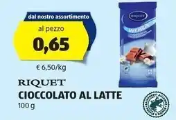 ALDI Riquet - cioccolato al latte offerta