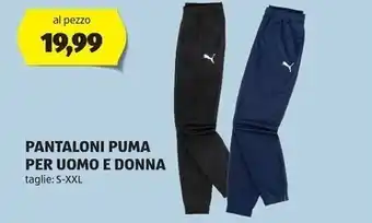 Puma pantaloni per uomo e donna