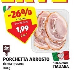 Il tagliere del re porchetta arrosto