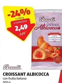 ALDI Bauli croissant albicocca offerta