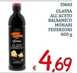 Monari federzoni glassa all'aceto balsamico