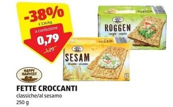 ALDI Happy harvest fette croccanti offerta
