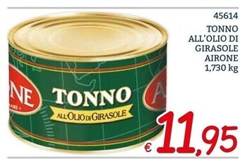 Zona Airone tonno all'olio di girasole offerta