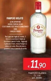 Pampero blanco cl 100