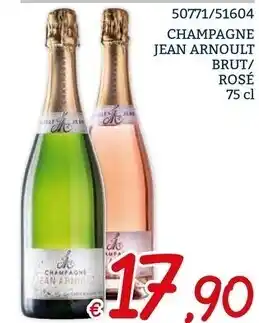 Zona Champagne jean arnoult brut / rosé 75 cl offerta