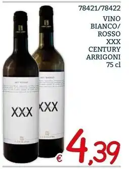 Zona Arrigoni vino bianco xxx century offerta