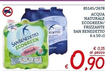 Zona San benedetto acqua naturale ecogreen offerta