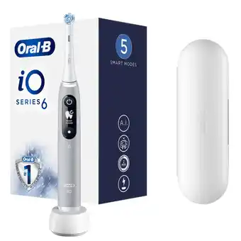 Unieuro Oral b io - 6 - spazzolino elettrico grigio designed by braun offerta