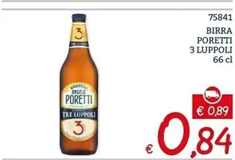 Zona Angelo poretti birra 3 luppoli 66 cl offerta