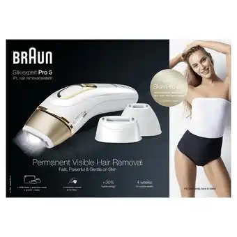 Unieuro Braun silk-expert pro silk expert pro 5 pl5243, epilatore a luce pulsata donna, per la rimozione permanente dei peli visibili offerta