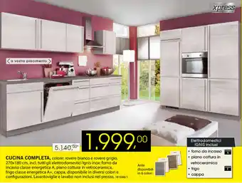 Dipo Arredamenti Xpress Cucina Completa 270x180cm offerta
