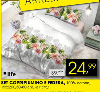 Set Copripiumino e Federa 155x200/50x80cm