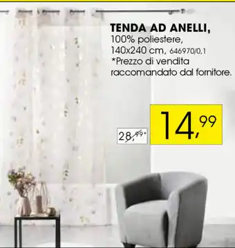 Tenda Ad Anelli 140x240cm