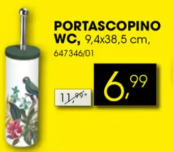 Portascopino Wc 9,4x38,5cm
