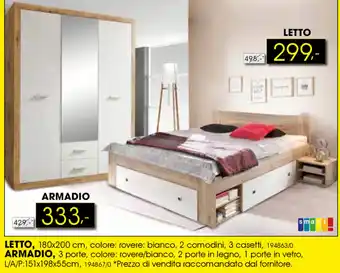 Dipo Arredamenti Smart Letto 180x200cm offerta
