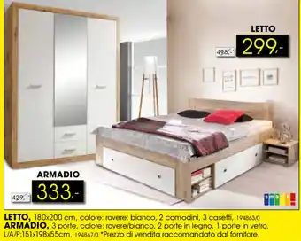 Dipo Arredamenti Smart Armadio 151x198x55cm offerta