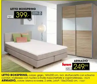 Furore Armadio 136x210x62cm