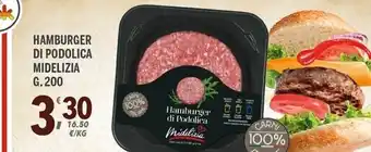 Supermercati Dok Midelizia hamburger di podolica offerta