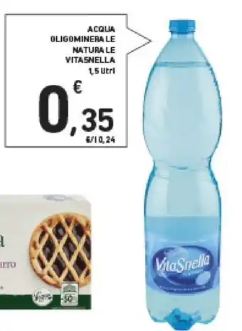Conad VitaSnella Acqua Oligominera Le Naturale 1,5 litri offerta