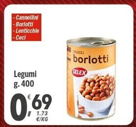 Supermercati Dok Selex legumi offerta