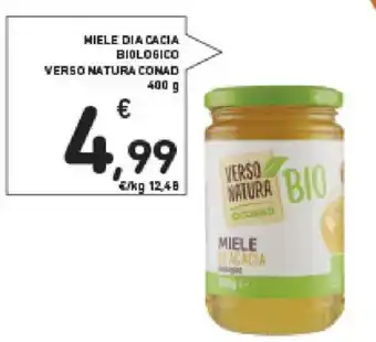 Conad Conad Verso Natura Miele Dia Cacia Biologico 400 g offerta