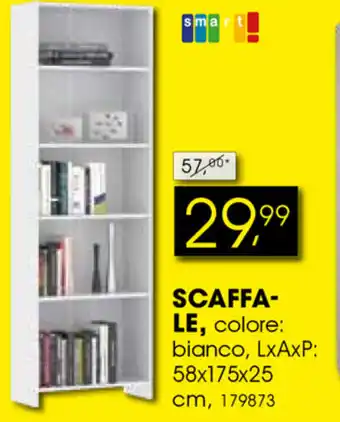 Dipo Arredamenti Smart Scaffale 58x175x25cm offerta