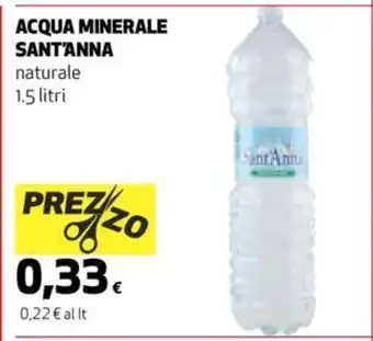 Ipercoop Sant'Anna Acqua Minerale 1,5 litri offerta