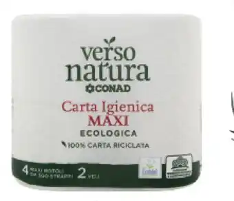 Conad Conad Verso Natura Carta Igienica 2 maxi rotoli offerta