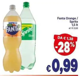 A&O Fanta Orange/Sprite 1,5lt offerta