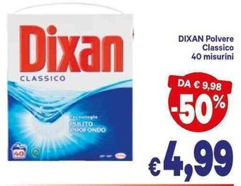 A&O Dixan Polvere Classico 40 misurini offerta