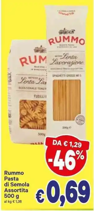A&O Rummo Pasta di Semola Assortita 500g offerta