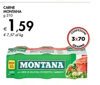 Bennet Montana Carne offerta