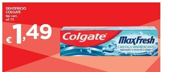 Bennet Colgate Dentifricio offerta
