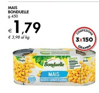 Bennet Bonduelle Mais offerta