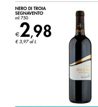 Bennet Segnavento Nero Di Troia offerta
