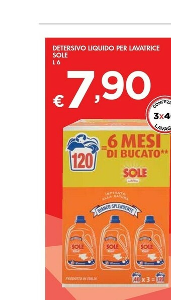 Bennet Sole Detersivo Liquido Per Lavatrice offerta