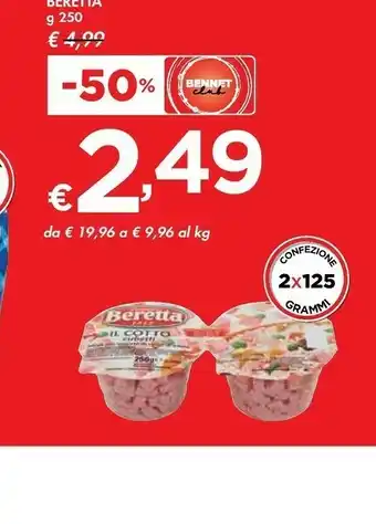 Bennet Beretta Cubetti Di Prosciutto Cotto offerta