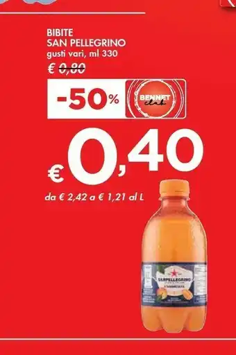 Bennet San Pellegrino Aranciata Amara 330 G(ml) offerta
