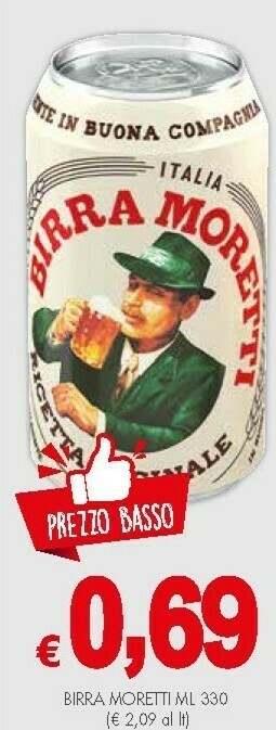 Crai Moretti Birra offerta