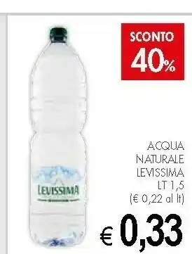Crai Levissima Acqua Naturale 1500 G(ml) offerta