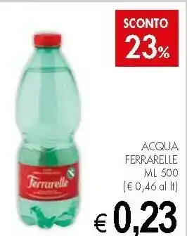Crai Ferrarelle Acqua Minerale Effervescente Naturale 500 G(ml) offerta