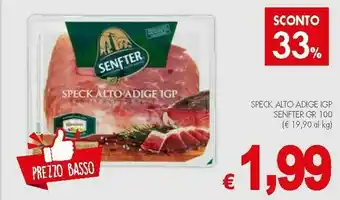 Crai Senfter Speck Alto Adige Igp offerta