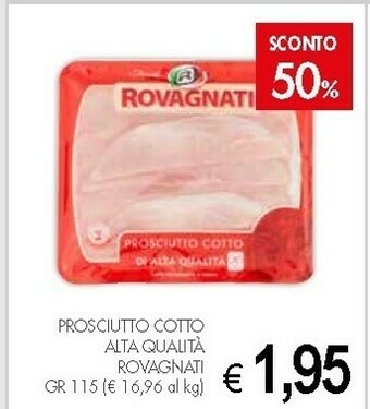 Crai Rovagnati Prosciutto Cotto Alta Qualita offerta