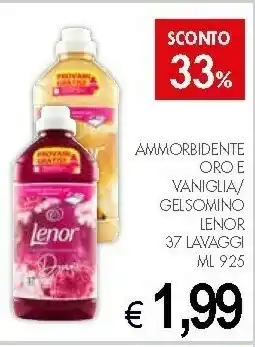 Crai Lenor Ammorbidente Oro E Vaniglia 925ml offerta