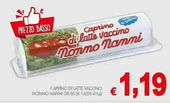 Crai Nonno Nanni Caprino Di Latte Vaccino offerta