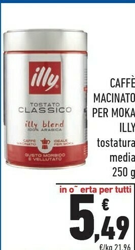 Conad Illy Caffè Moka offerta