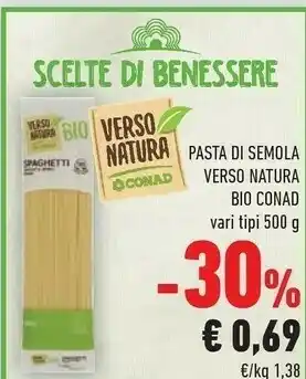 Conad Conad - Spaghetti N. 5 500 G(ml) offerta