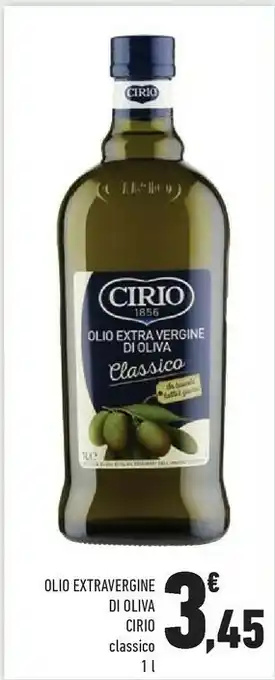 Conad Cirio Olio Extra Vergine D'Oliva Classico 1000 G(ml) offerta