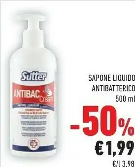 Conad Sutter Sapone Liquido Antibatterico offerta