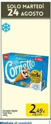 Carrefour Market Algida Cornetto Classic offerta